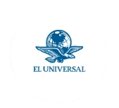 Logo oficial de El Universal, uno de los periódicos más importantes de México, reconocido por su cobertura nacional e internacional de noticias, política y cultura.