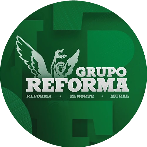 logo-grupo-reforma-mx.jpg Logotipo del periódico Reforma, medio de comunicación mexicano reconocido por su cobertura de noticias nacionales, internacionales, política, economía y cultura.